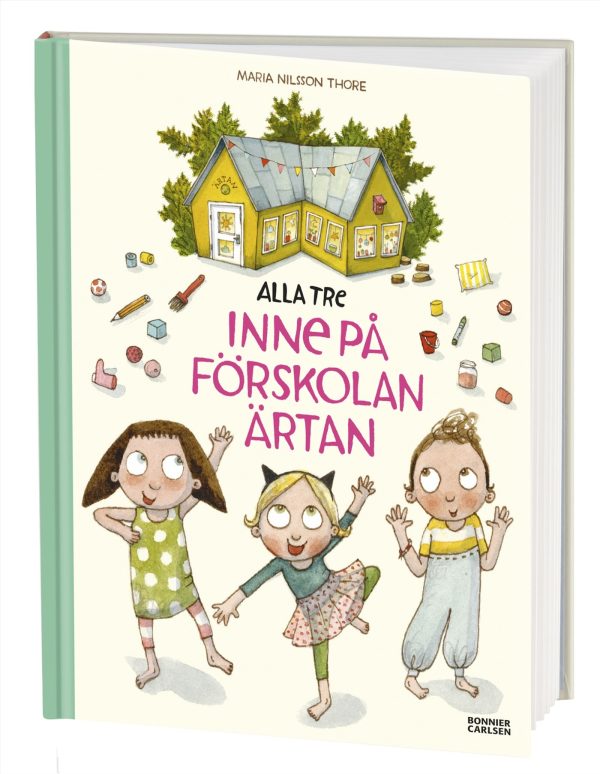 Alla tre inne på förskolan Ärtan For Sale