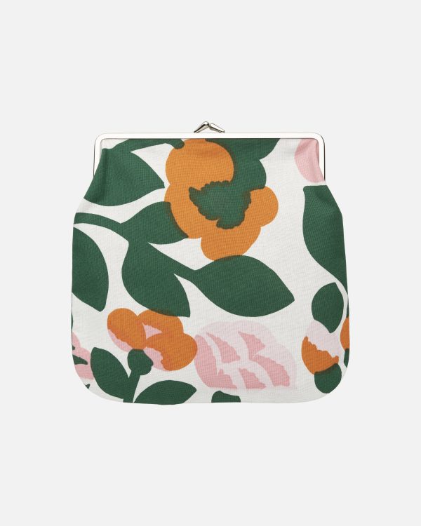 Iso kukkaro Marimekko Pieni Green Green, monivärinen For Sale