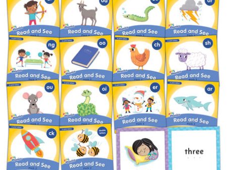 Jolly Phonics Read and See, Pack 2: In Print Letters (American English Edition) on Sale