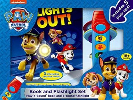 Nickelodeon PAW Patrol: Lights Out! Book and 5-Sound Flashlight Set Online