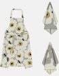 Keittiötekstiilisetti Marimekko Unikko Anniversary, harmaa Sale