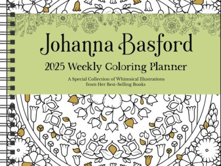 Johanna Basford 12-Month 2025 Weekly Coloring Calendar Online now