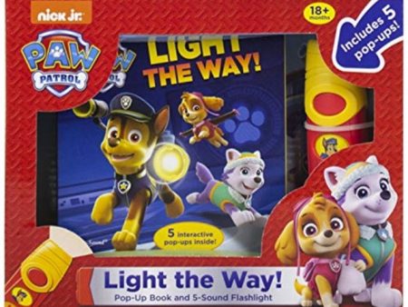 Nickelodeon PAW Patrol: Light the Way! Play-a-Sound Book and 5-Sound Flashlight Fashion