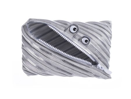 Zipit Monster Jumbo Pouch Special Edition Silver Hot on Sale