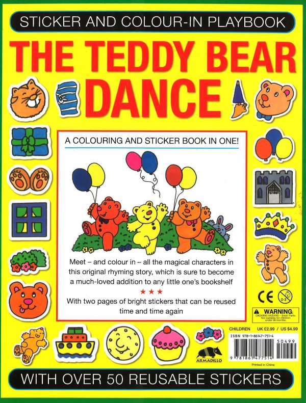 Sticker & Color In Playbook:The Teddy Be Hot on Sale