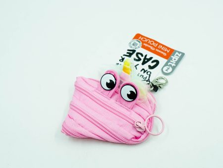 Zipit Unicorn Mini Pouch - Light Pink Discount