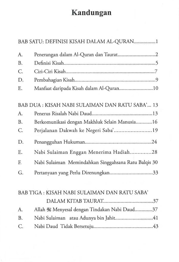 Kisah Nabi Sulaiman Dan Ratu Saba  Dalam Al-Quran, Taurat Dan Talmud Discount